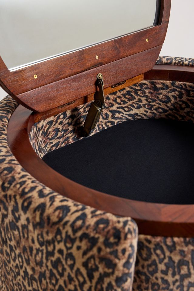 Jane Leopard Vanity And Chair #1