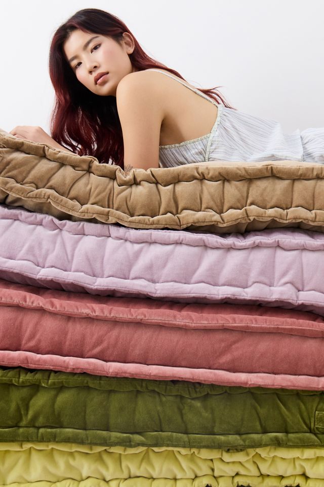 Rohini Nougat Velvet Daybed Cushion #5