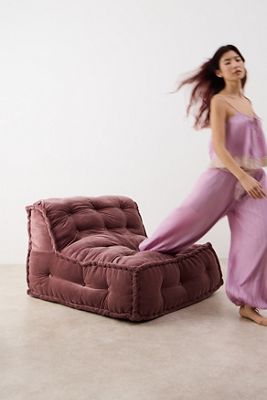 Reema Velvet Two-Seater Floor Cushion