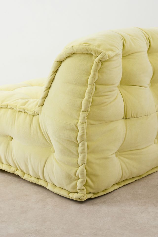 Reema Velvet Two-Seater Floor Cushion #4