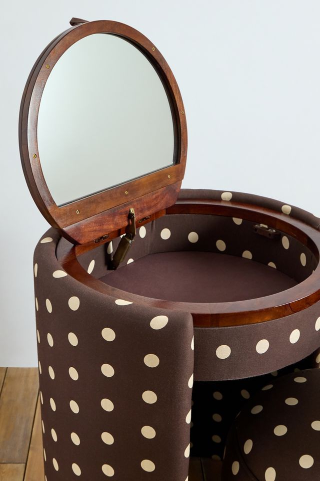 Jane Brown Polka Dot Vanity And Chair #6