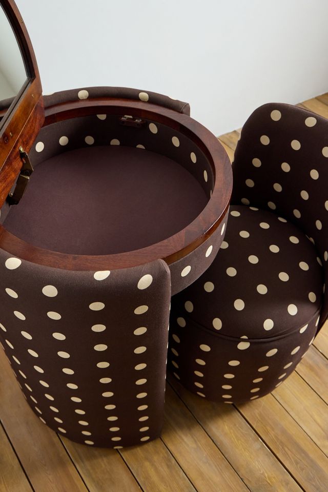 Jane Brown Polka Dot Vanity And Chair #7