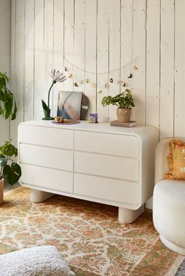 Huron White Dresser 