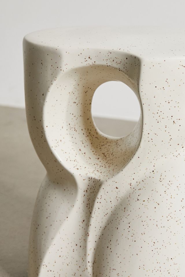 Juliette Faceted Ceramic Side Table #2