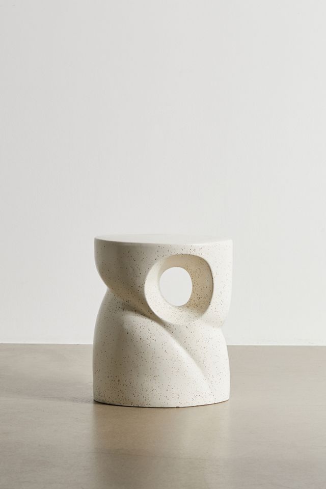 Juliette Faceted Ceramic Side Table #5