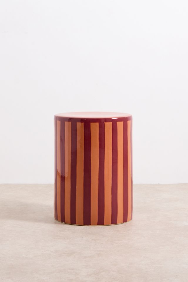 Striped Side Table #1