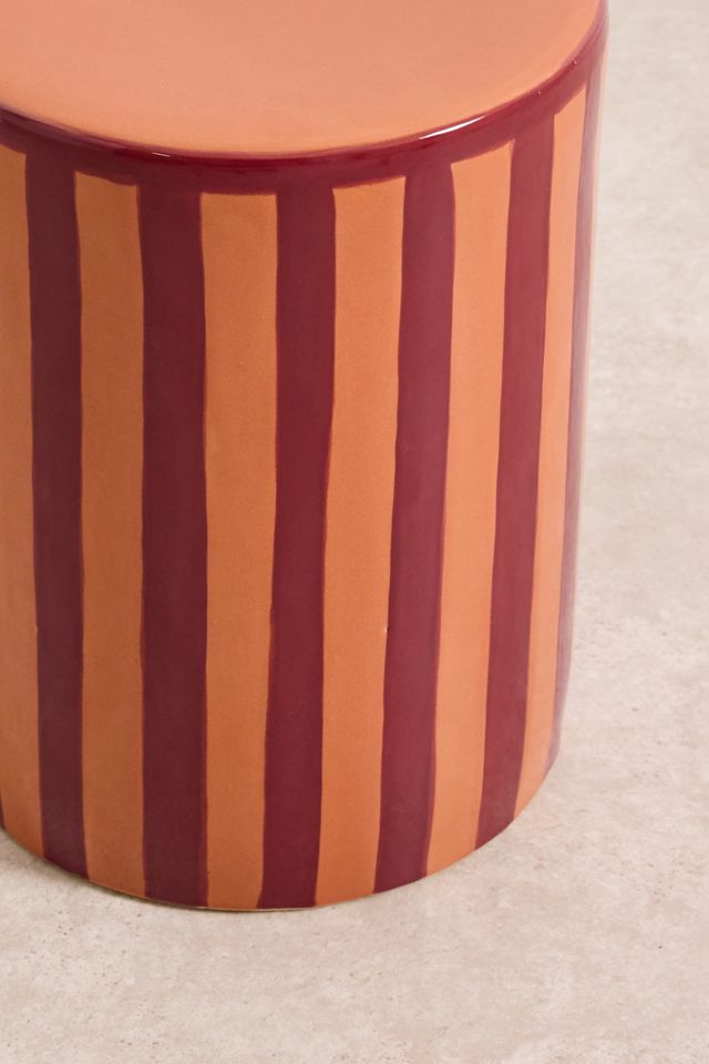 Striped Side Table #2