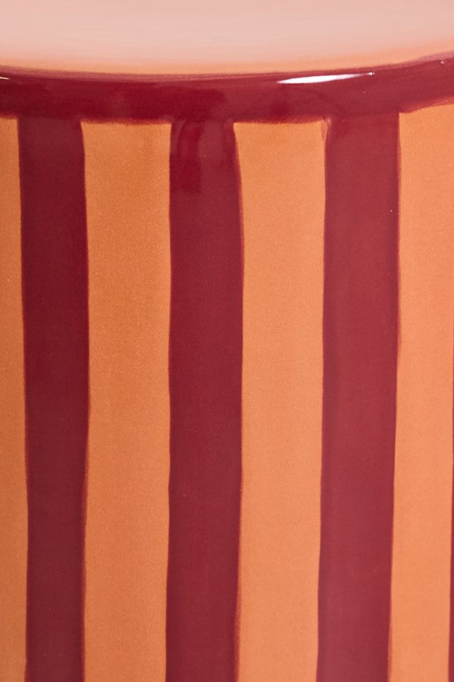 Striped Side Table #3