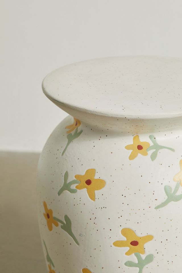 Daisy Print Side Table  #2