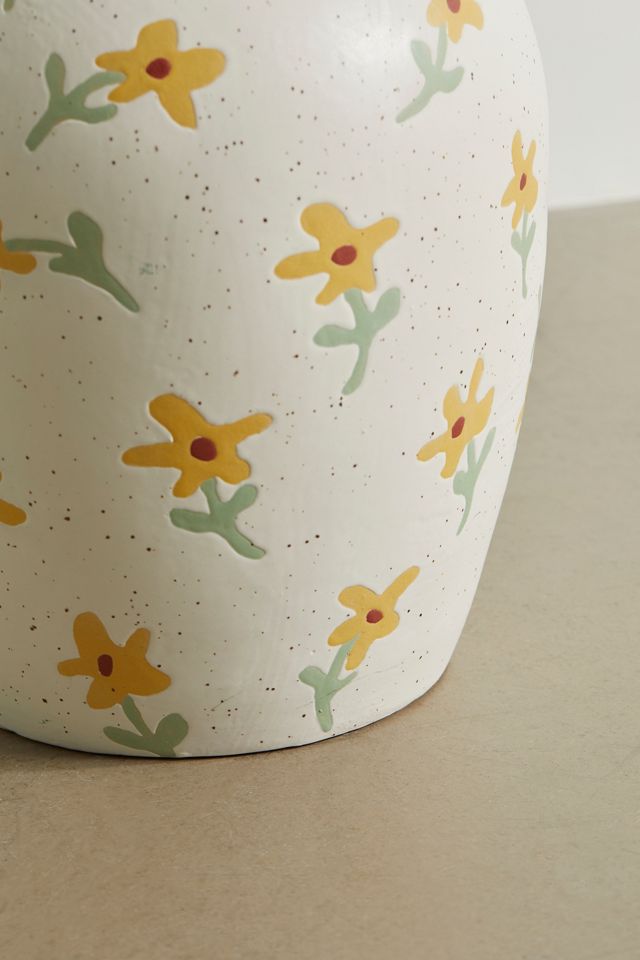 Daisy Print Side Table  #3