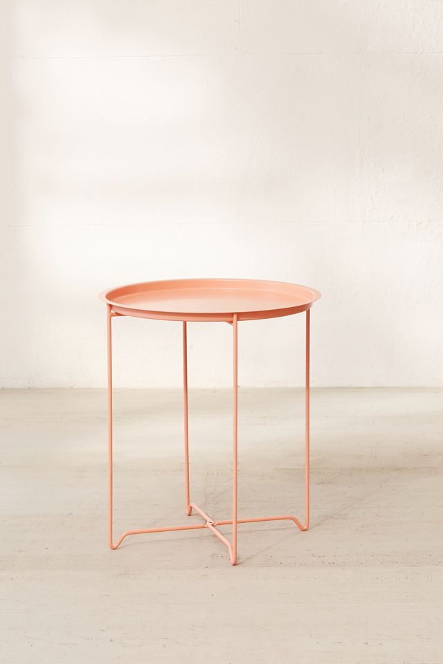 Metal Folding Side Table