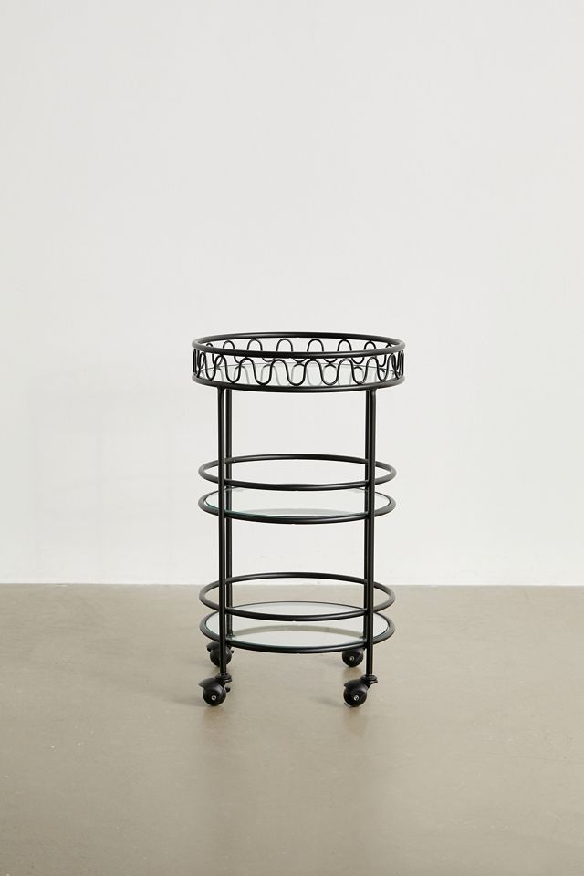 Squiggle Circle Bar Cart  #1