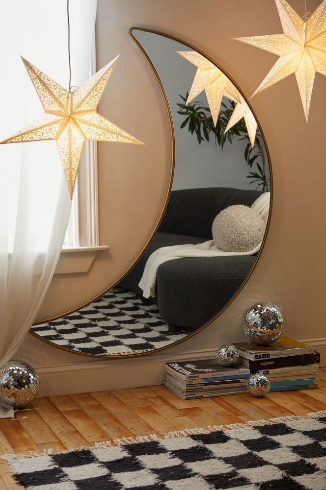 Crescent on sale moon mirror