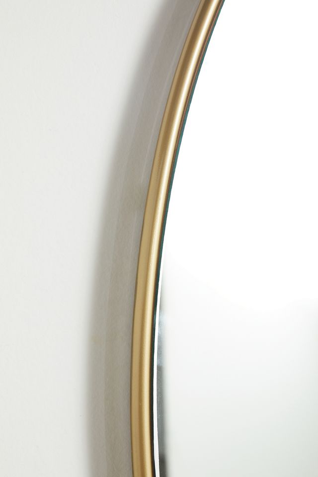 Gold Frame Crescent Moon Mirror  #2