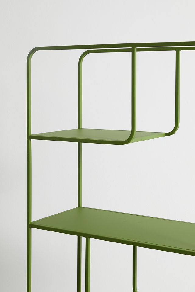 Alana Green Bookcase | Stylish 60s-Inspired Storage