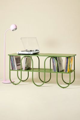 Lucie Green Squiggle Iron Storage Console