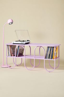 Lucie Lilac Squiggle Iron Storage Console