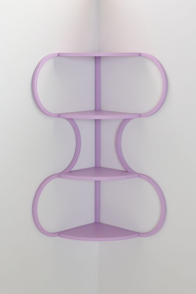 Lucie Lilac Corner Shelf #2