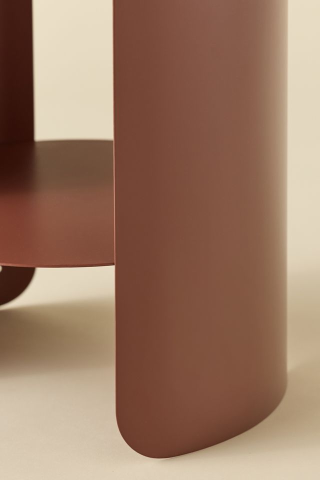 Ollie Terracotta Brown Side Table #2
