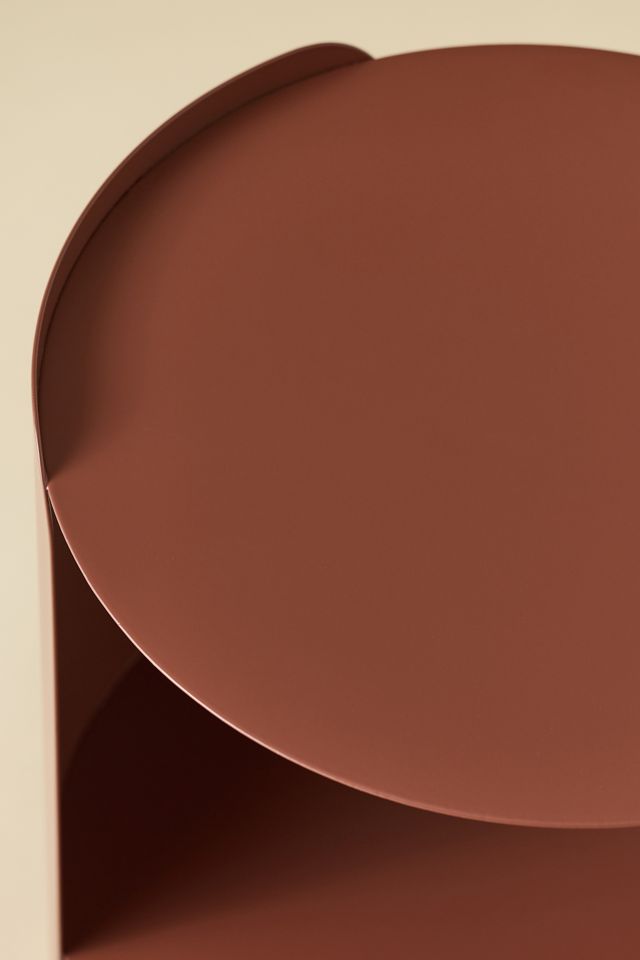 Ollie Terracotta Brown Side Table #3