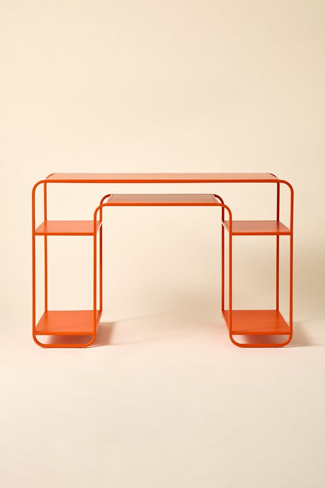 Alana Orangefarbener Schreibtisch #1