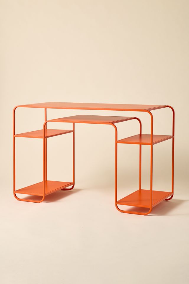 Alana Orangefarbener Schreibtisch #2