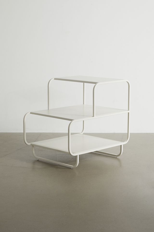 Alana White Side Table  #1