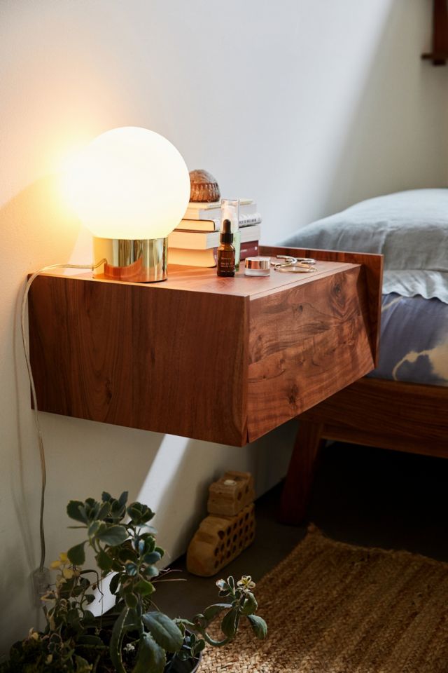 Rustic deals floating nightstand