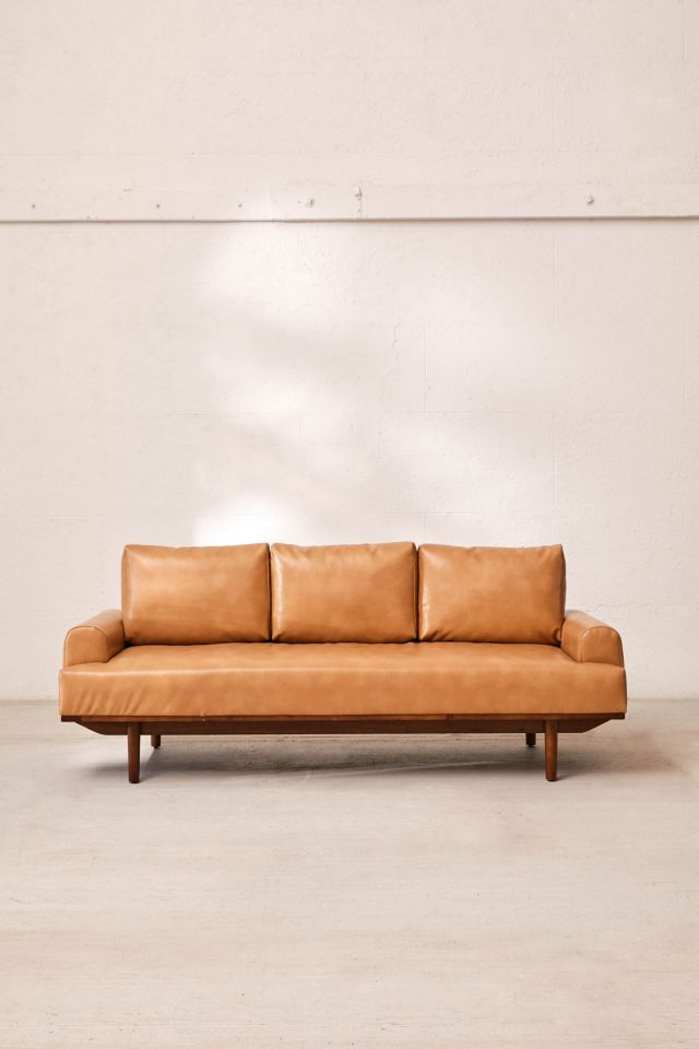 Urban outfitters deals recycled leather sofa