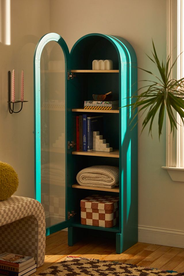 Mason Curio Green Cabinet  #1