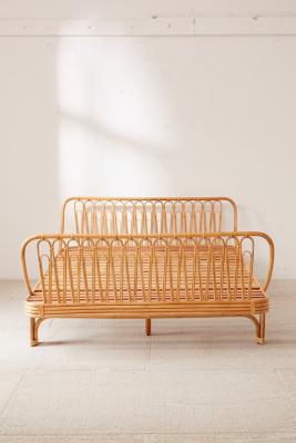 Canoga Rattan Bed | Urban Outfitters UK