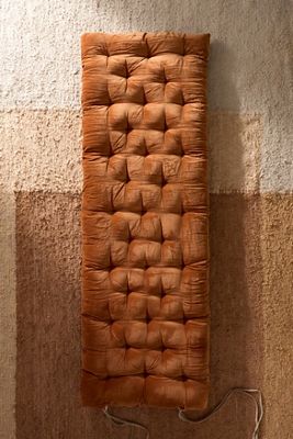 Chocolate Washed Velvet Single Sleepover Mat