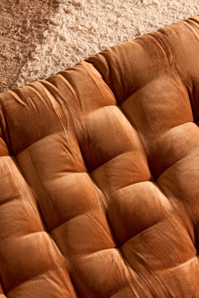 Chocolate Washed Velvet Single Sleepover Mat #3