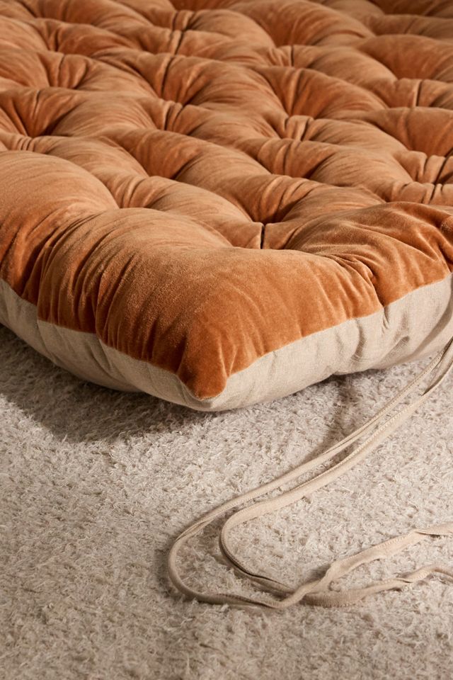 Chocolate Washed Velvet Double Sleepover Mat #2