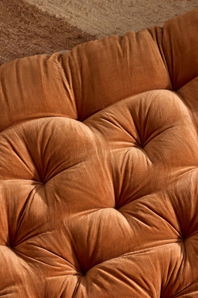 Chocolate Washed Velvet Double Sleepover Mat #3
