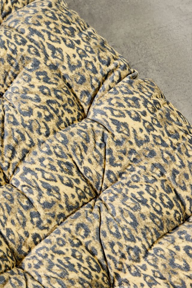 Leopardengemusterte gewaschene Samt-Einzelschlafmatte #3
