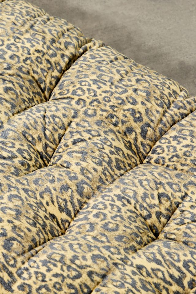 Leopard Washed Velvet Double Sleepover Mat #3