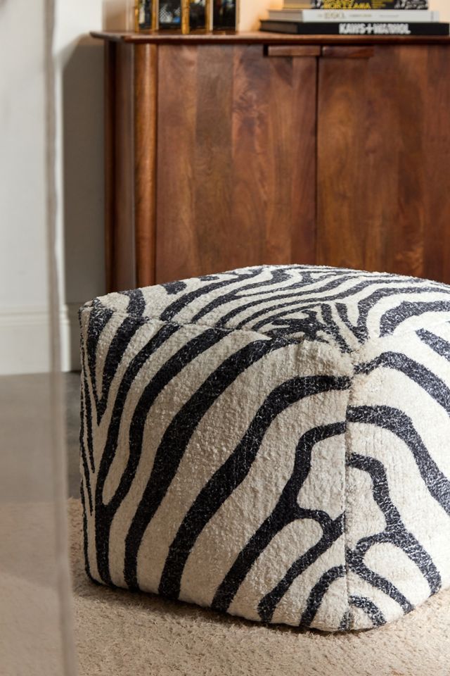 Pouf Stampa Zebra #1