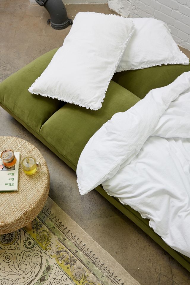 Theo Green Velvet XL Sofa Bed
 #1