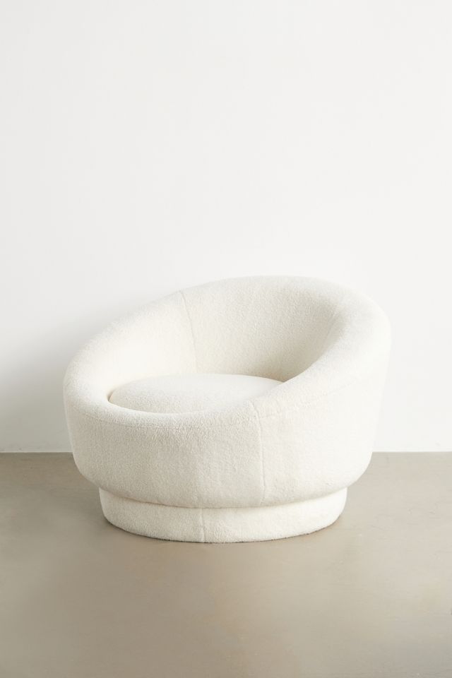 Helios Cream Swivel Chair Urban Outfitters UK