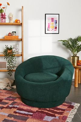 Helios Green Swivel Chair