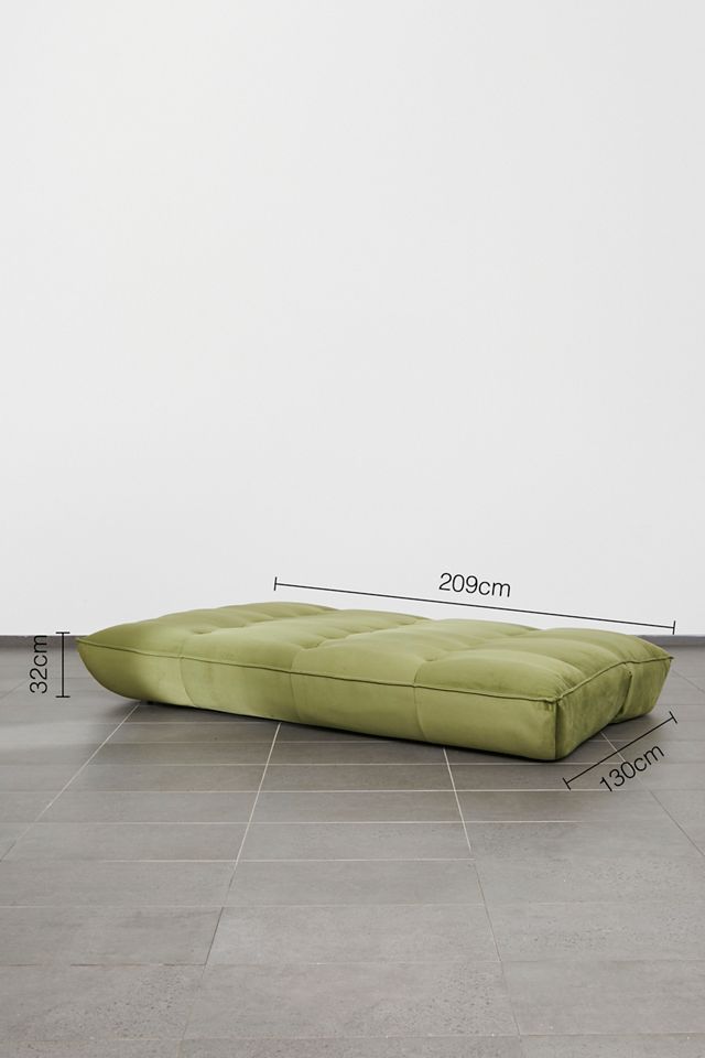 Greta Green Velvet XL Sofa Bed  #4