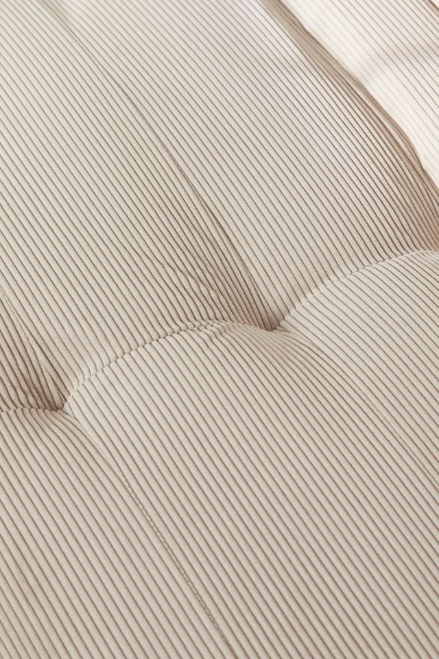 Greta Ecru Two-Seater Corduroy Sofa Bed  #2