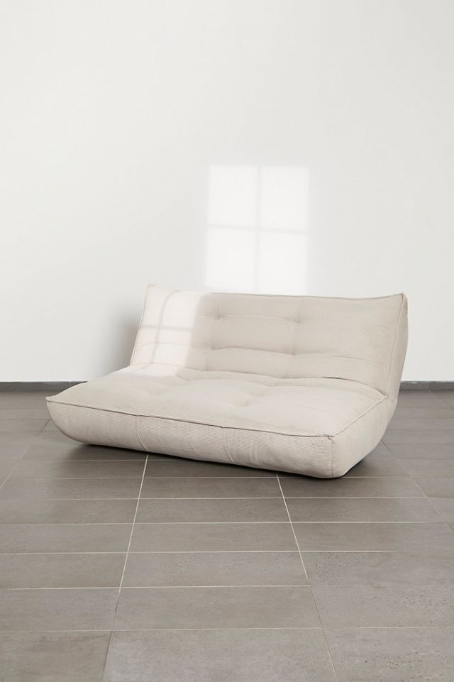 Greta Ecru Two-Seater Corduroy Sofa Bed  #5