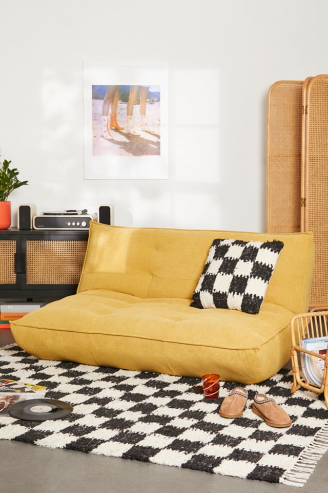 Corduroy sleeper online sofa