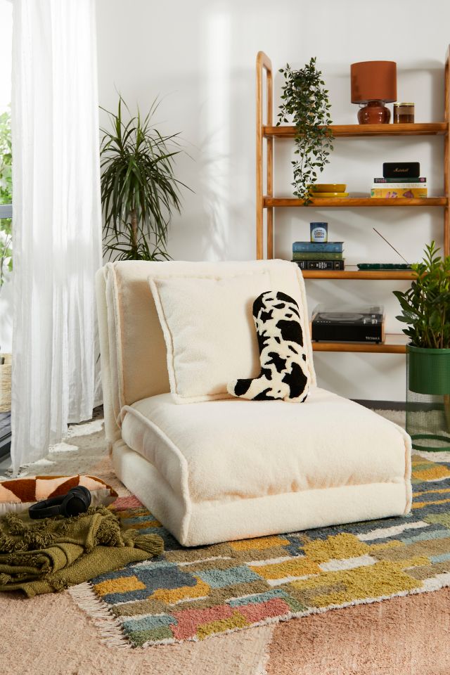 Cream chair outlet bed