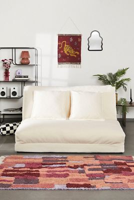 Keoni Cream Two-Seater Boucle Sofa Bed