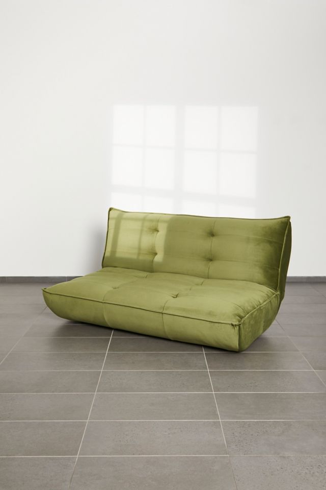 Lime green online futon