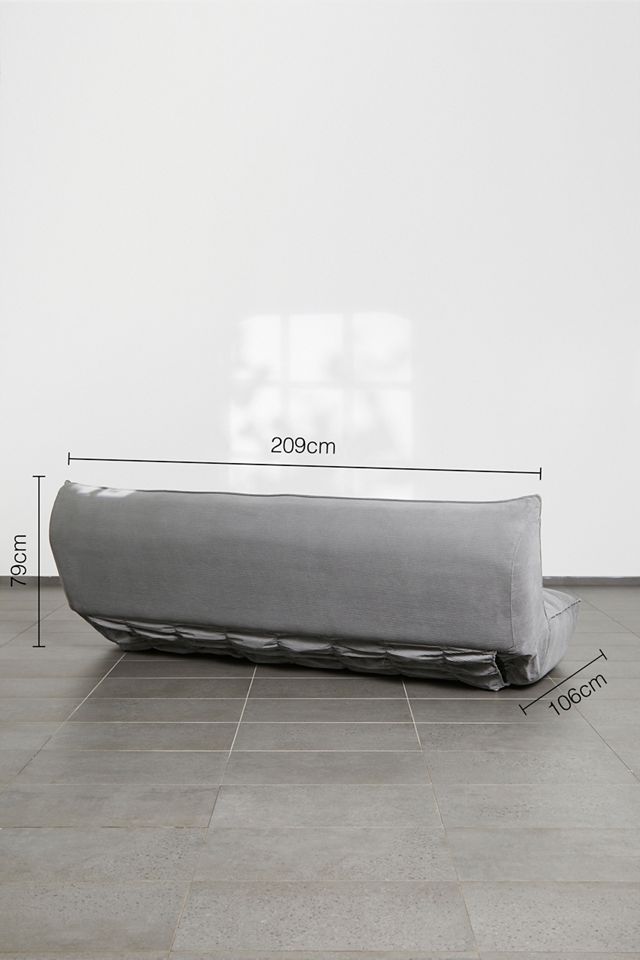 Greta Grey Corduroy XL Sofa Bed #3