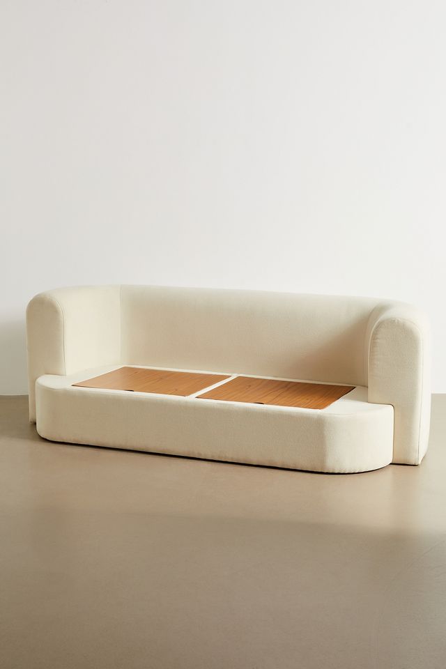 Armand Off-White Three-Seater Storage Sofa #2